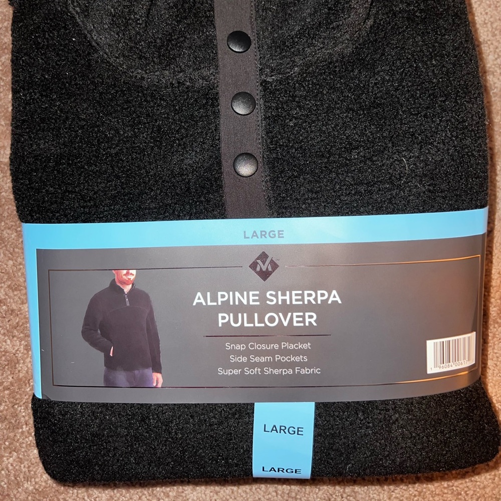 Mens Black Sherpa